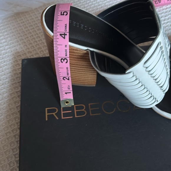 Rebecca Minkoff Open Toe Woven Strap Camila Mule. - Picture 3 of 5